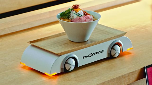 日產(chǎn)e-4ORCE技術(shù)完美“配送”拉面！